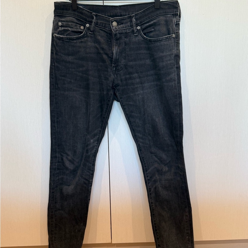 Men's Abercrombie Black Wash Skinny Jeans - 31x32